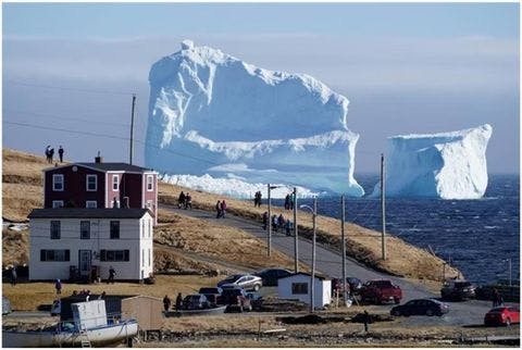 Un nuevo iceberg amenaza Islandia